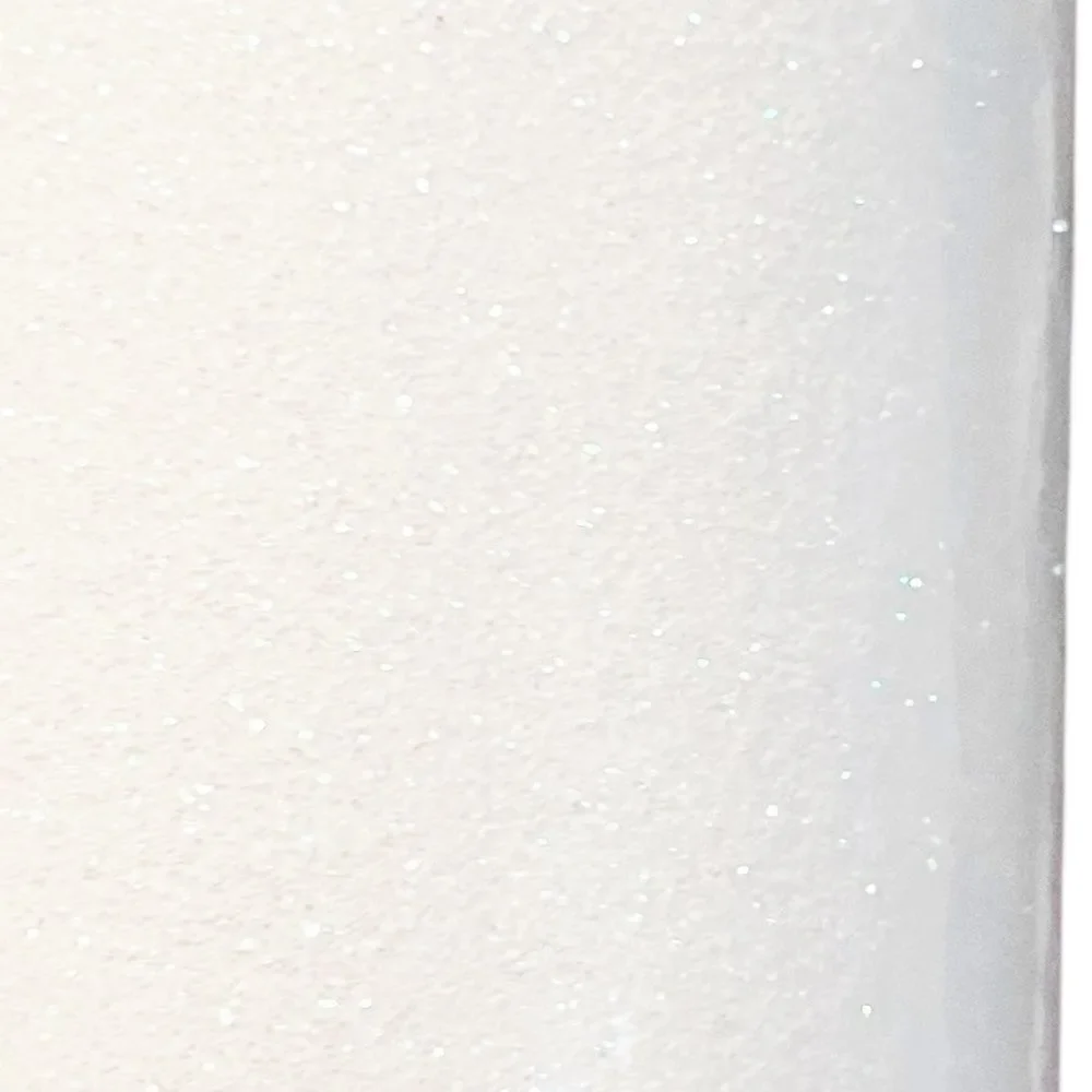 NWT Paper Source White Glitter Wrapping Paper Roll 27.5”x59” Designer Gift Wrap